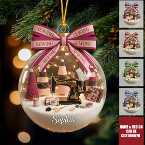 Sewing Lovers - Personalized Christmas Acrylic Ornament