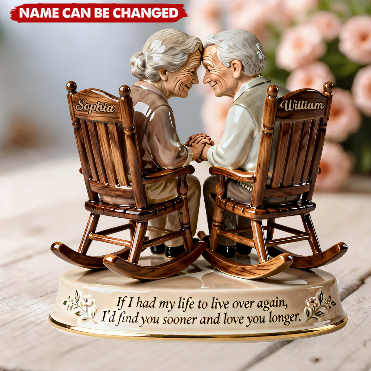 Growing Old Together - Personalized Gifts For Couple Acrylic Plaque