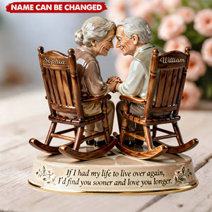Growing Old Together - Personalized Gifts For Couple Acrylic Plaque