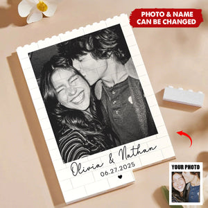 Custom Photo You & Me Always Love Together Building Brick Blocks