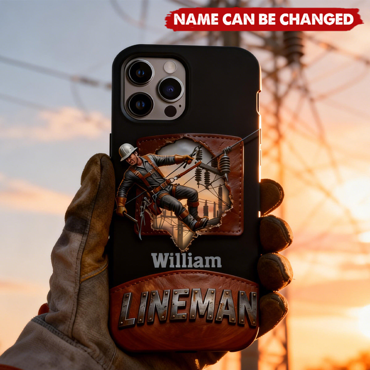 Cool Lineman - Personalized Lineman Full Print Phone Case