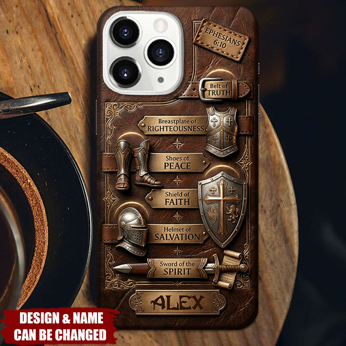 The Armor of God Phone Case - Personalized Gifts For Christians