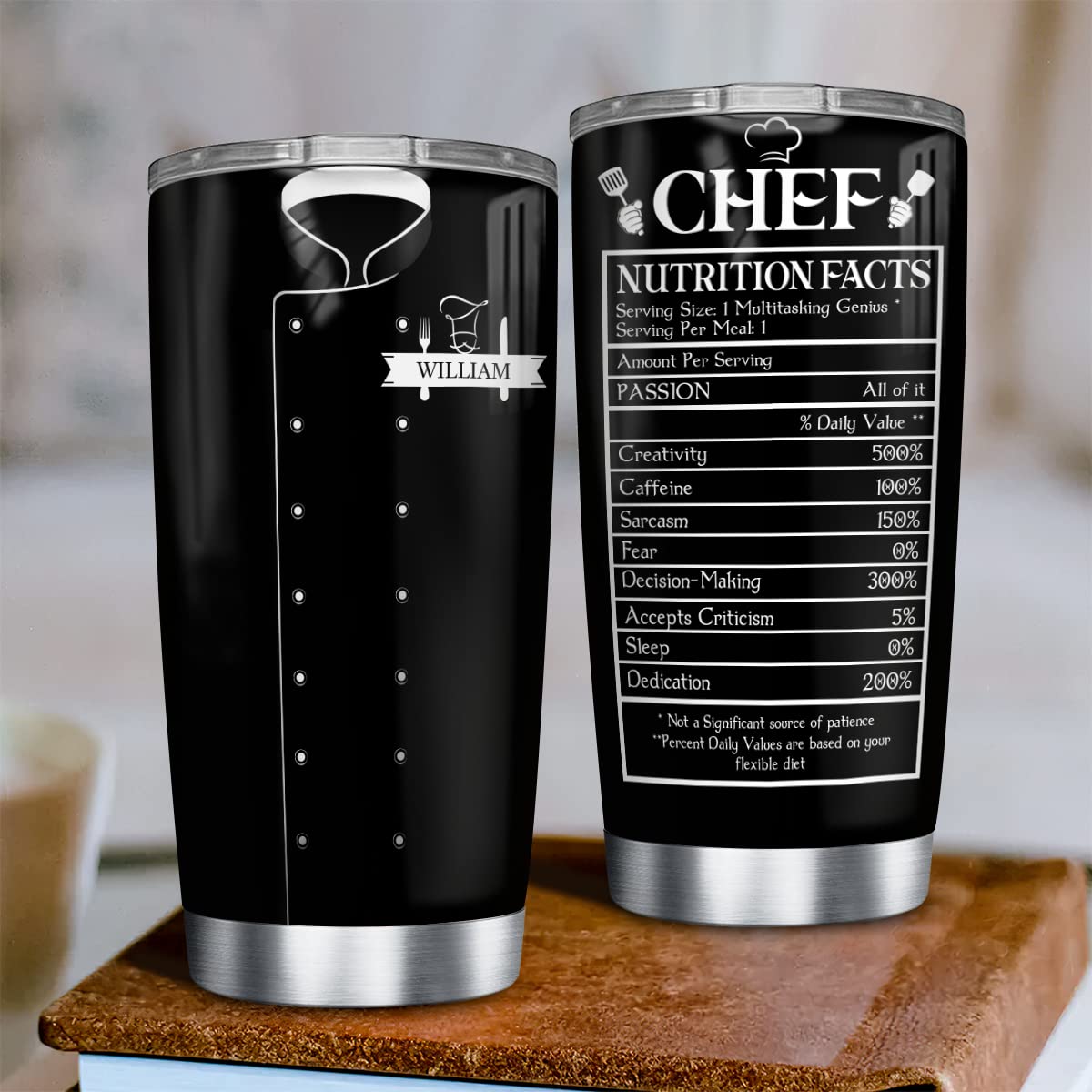 Personalized Chef Gifts For Women Men Chef Tumbler