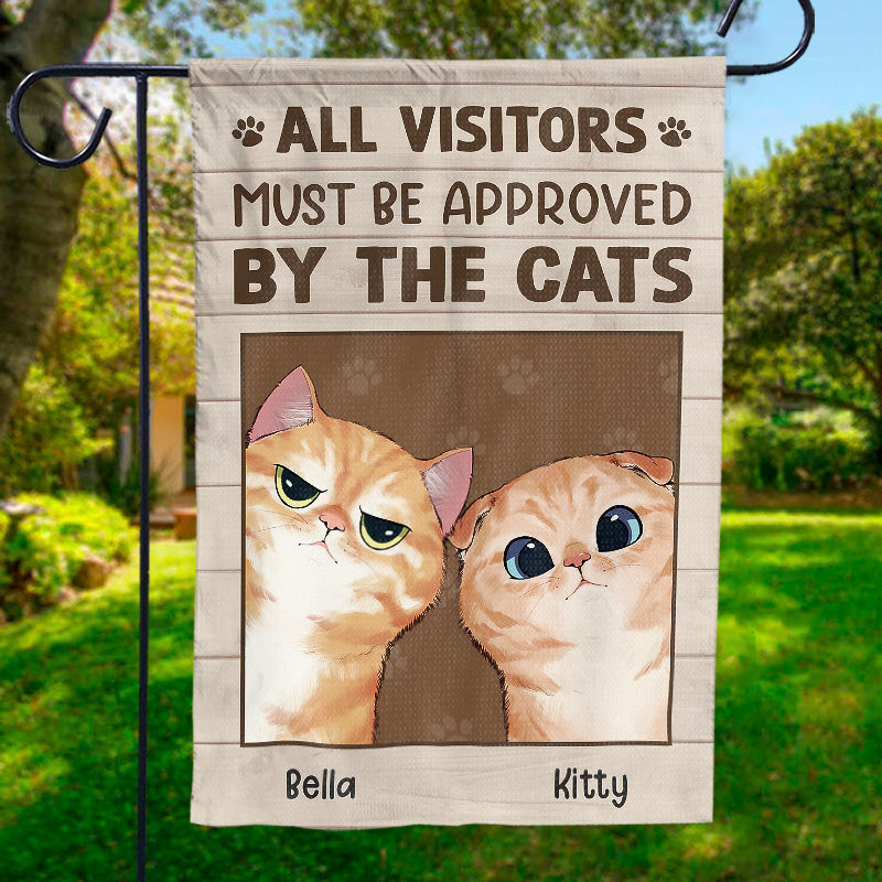 The Cats In Your Area - Cat Personalized Custom Flag - Gift For Pet Lovers, Pet Owners