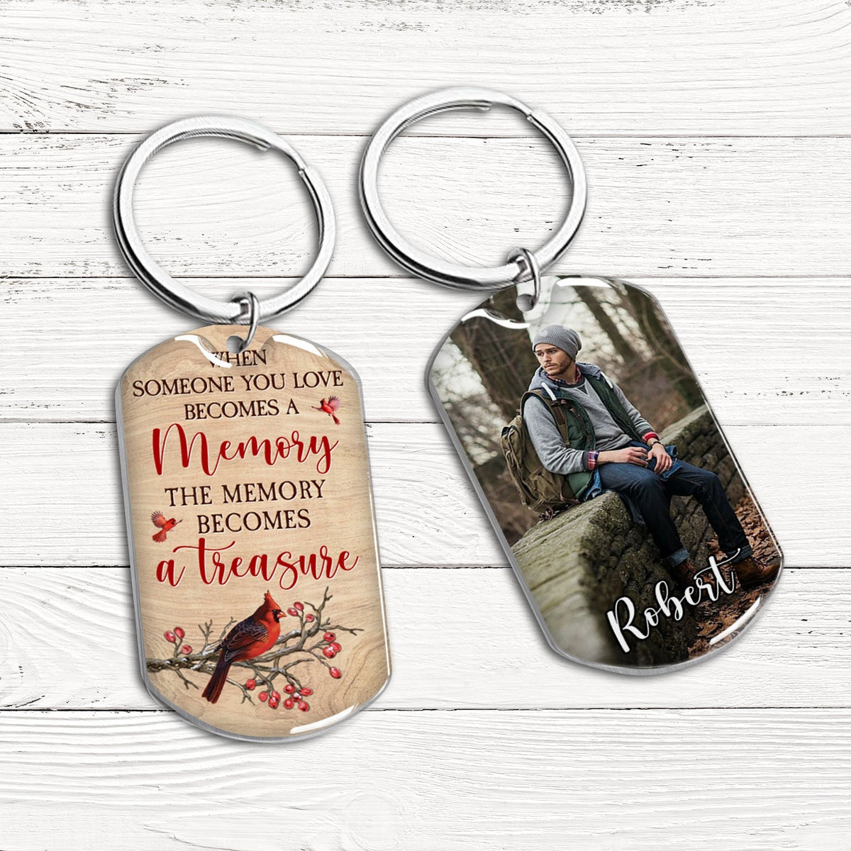 The Memory - Personalized Custom Stainless Steel Keychain