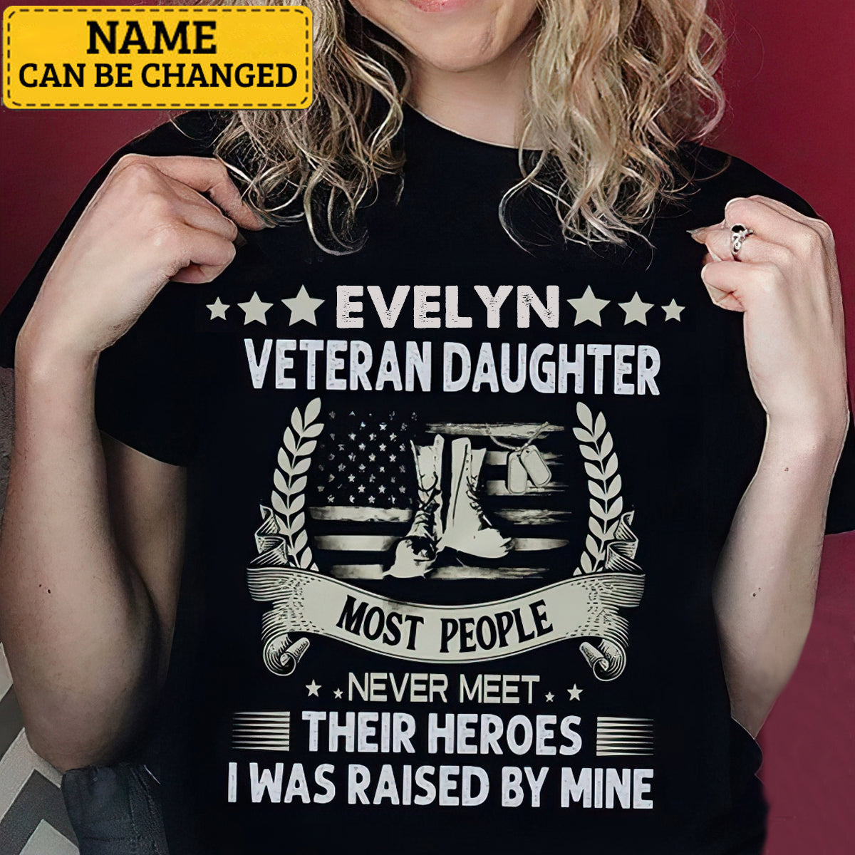 PERSONALIZED SHIRT - VETERAN DAUGHTER