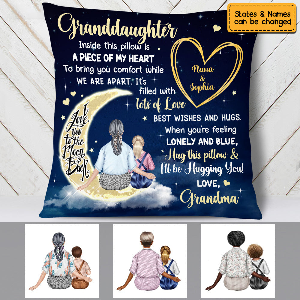 Granddaughter Hug This Pillow