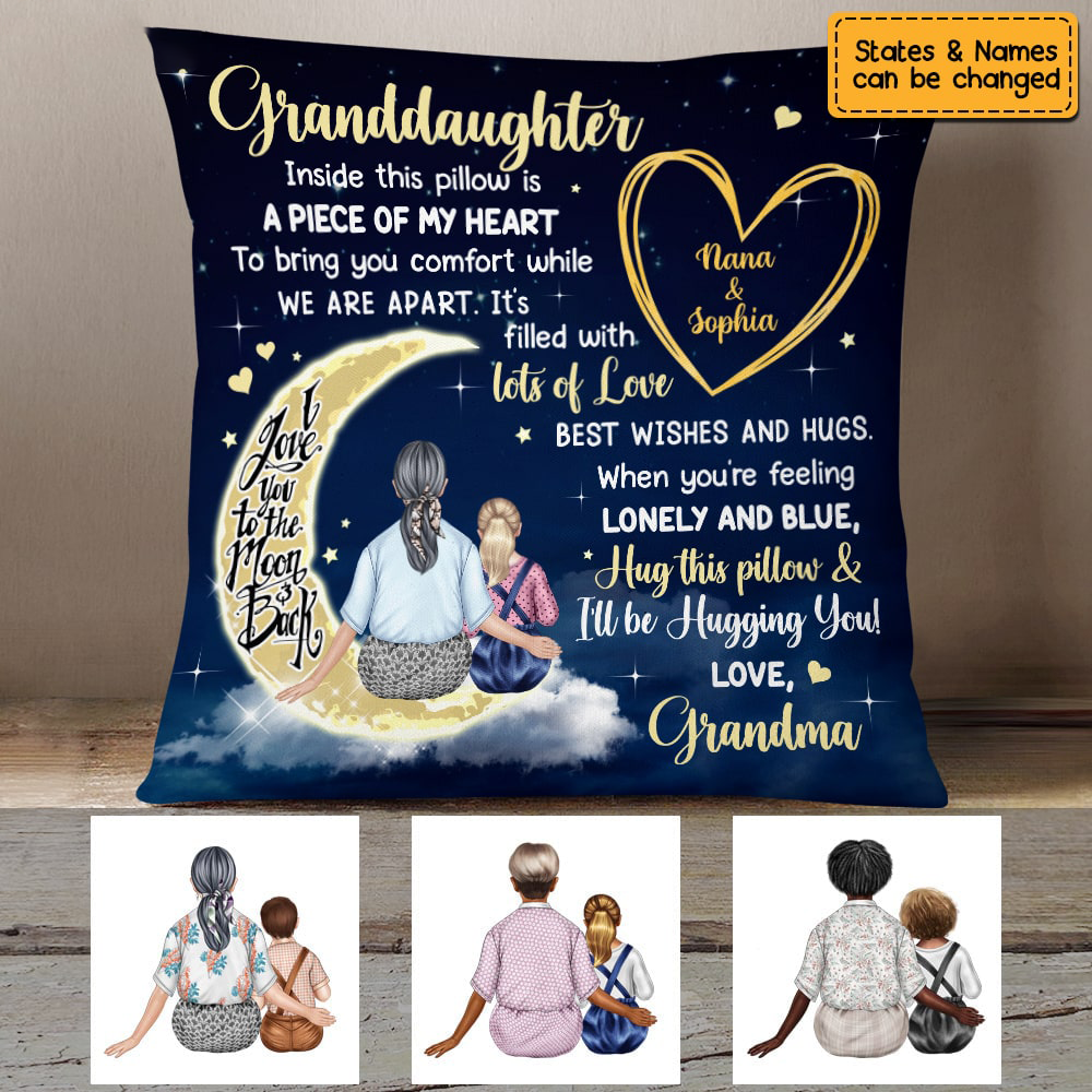 Granddaughter Hug This Pillow