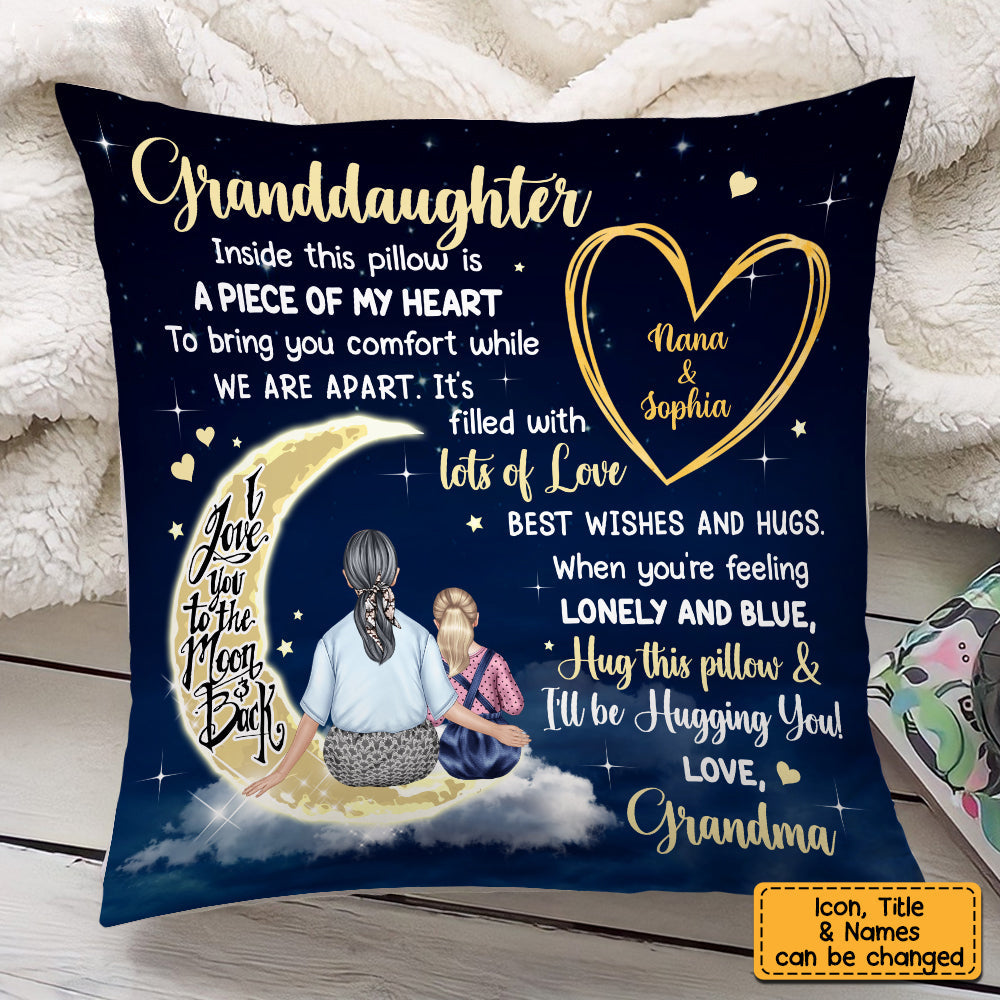 Granddaughter Hug This Pillow