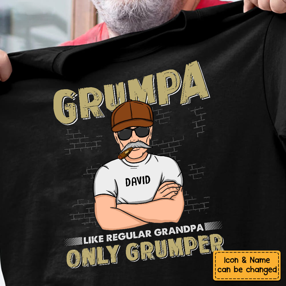 Gift For Grumpa Grumper Shirt