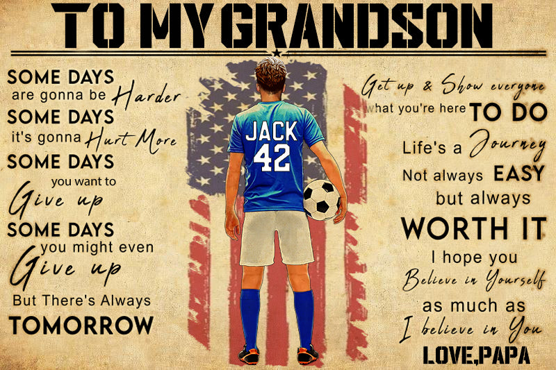 Personalized Soccer Poster-Gifts For Soccer Players