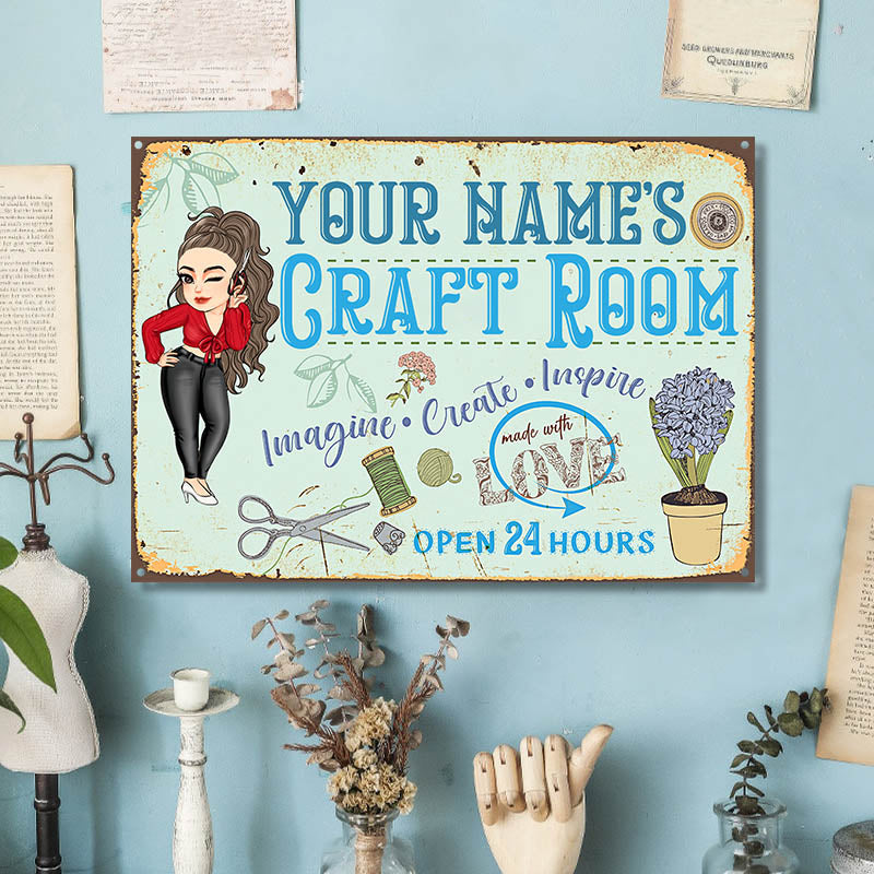 Personalized Sewing Room Sign, Sewing Room Decor, Craft Room Decor