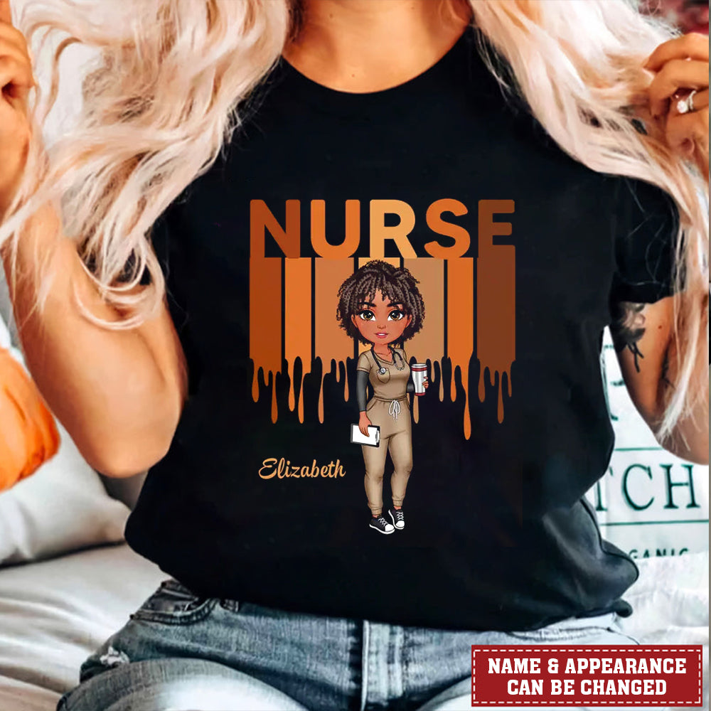 Personalized Custom T-Shirt - Nurse's Day, Appreciation Gift For Nurse - Love Nurse Life