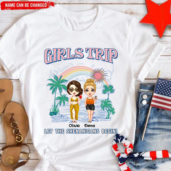 Let The Shenanigans Begin! - Personalized Beach Shirt