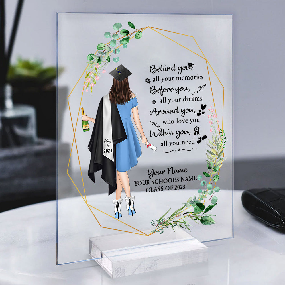 Personalized Acrylic Plaque -Gift for Graduation Keepsake