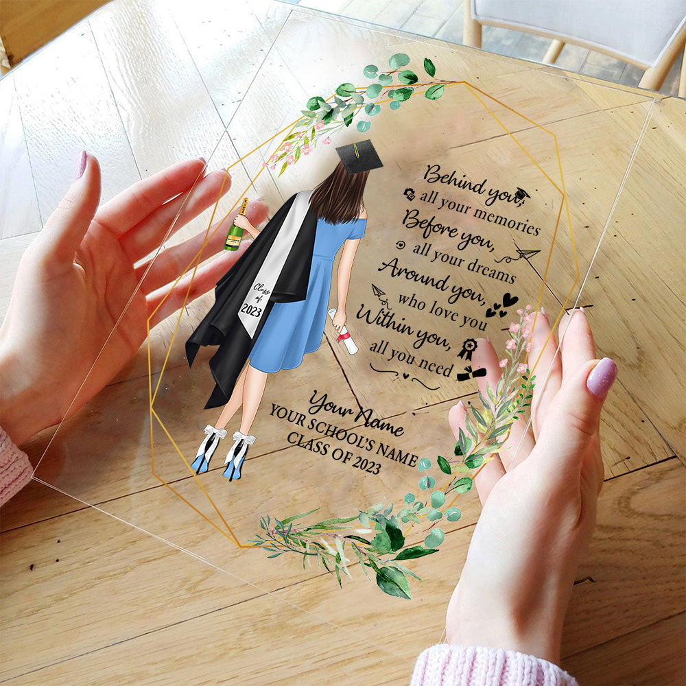 Personalized Acrylic Plaque -Gift for Graduation Keepsake