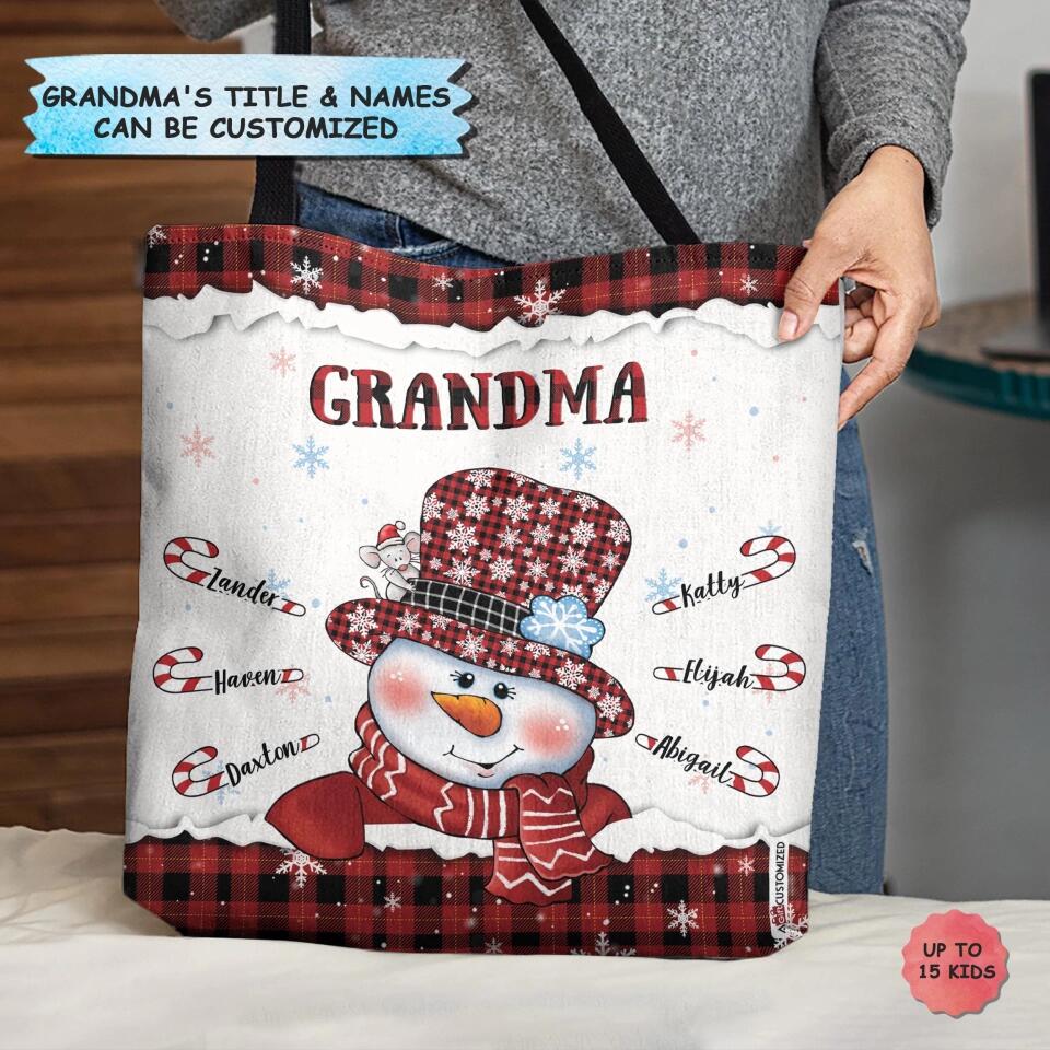 Personalized Tote Bag - Gift For Grandma - Grandma's Sweethearts