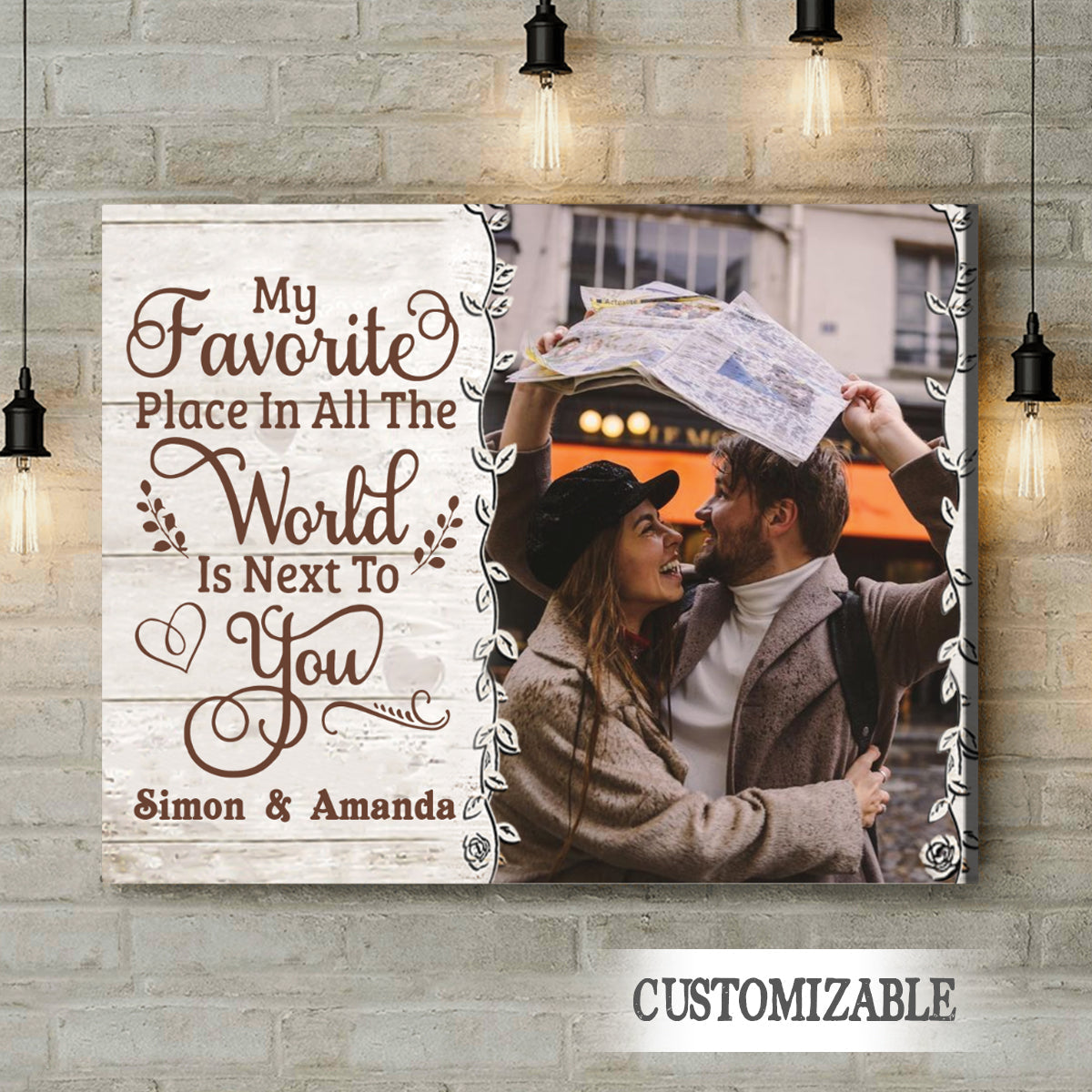 Favorite Place In All The World Custom Poster