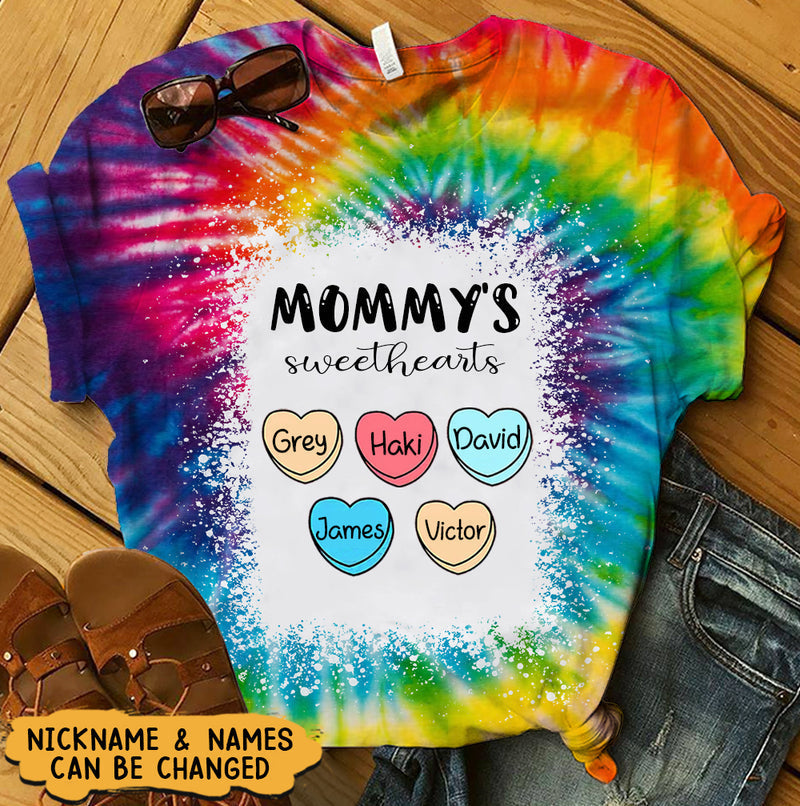 Grandma Mom's Sweet Heart Kids Personalized 3D T-shirt