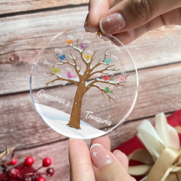 Acrylic Glass Photo Ornaments Circle