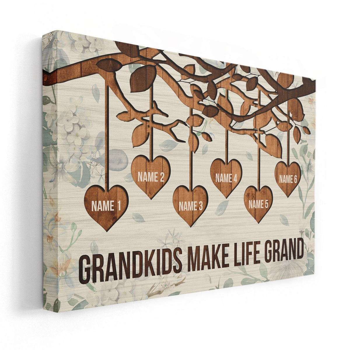 Grandkids Make Life Grand, Family Custom Poster, Gift For Family
