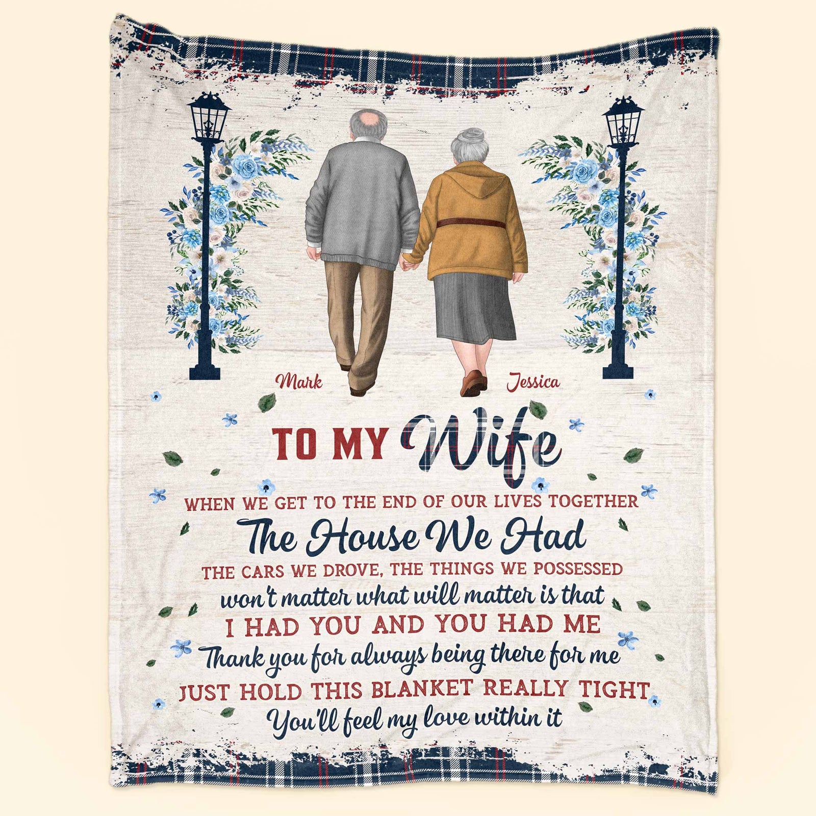 We Had Each Other - Personalized Blanket - Christmas, Anniversary Gift For Husband, Wife, Family, Senior Couple