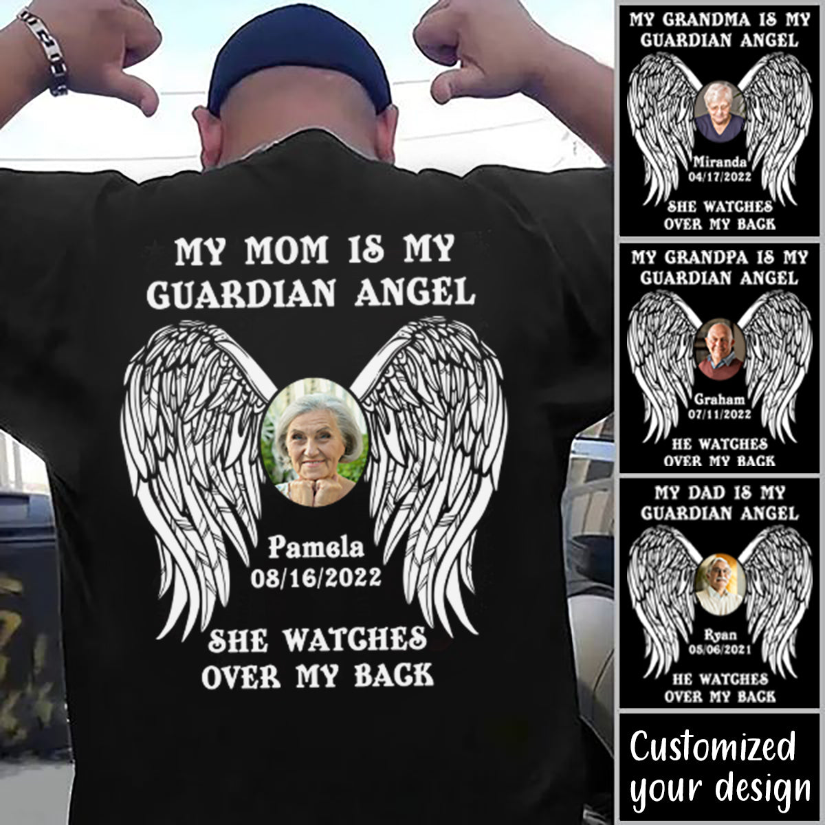 Personalized Memorial T Shirts - Memorial Service T Shirts